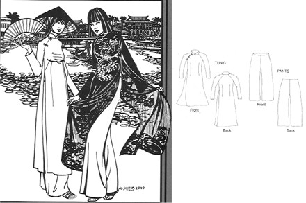 ao dai pattern